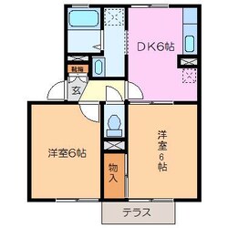 徳和駅 徒歩15分 1階の物件間取画像